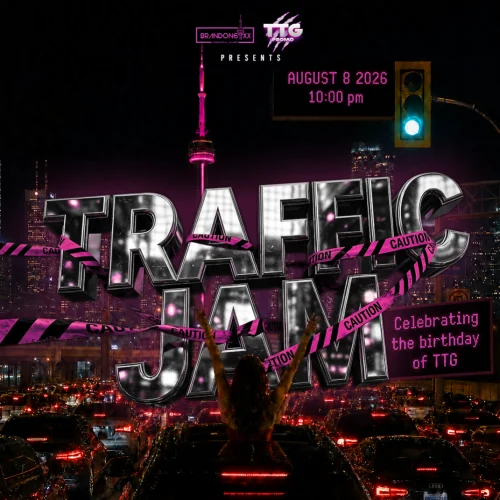 TRAFFIC JAM event flyer